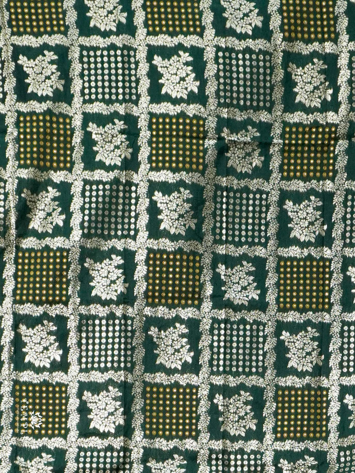 Fancy Mirror Work Saree | TTDS2665 - Image 3