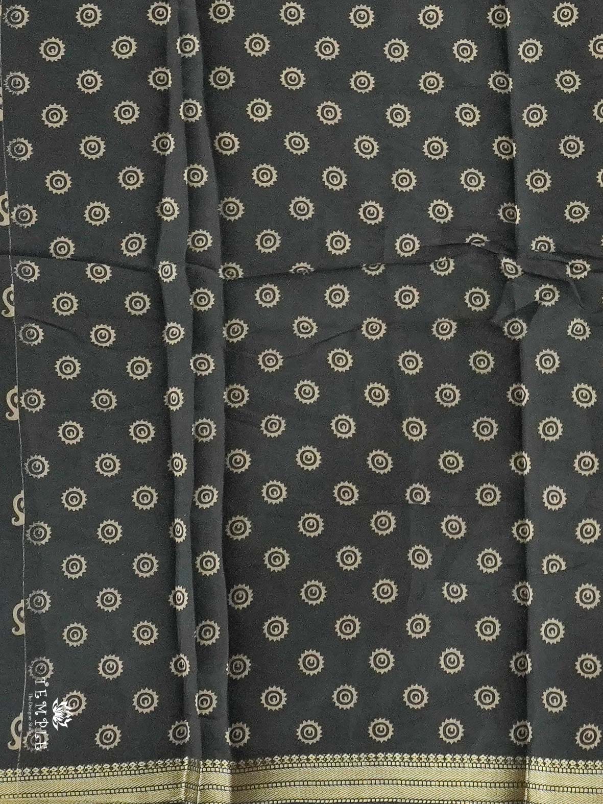 Mangalagiri Cotton Saree | TTDS2598 - Image 3