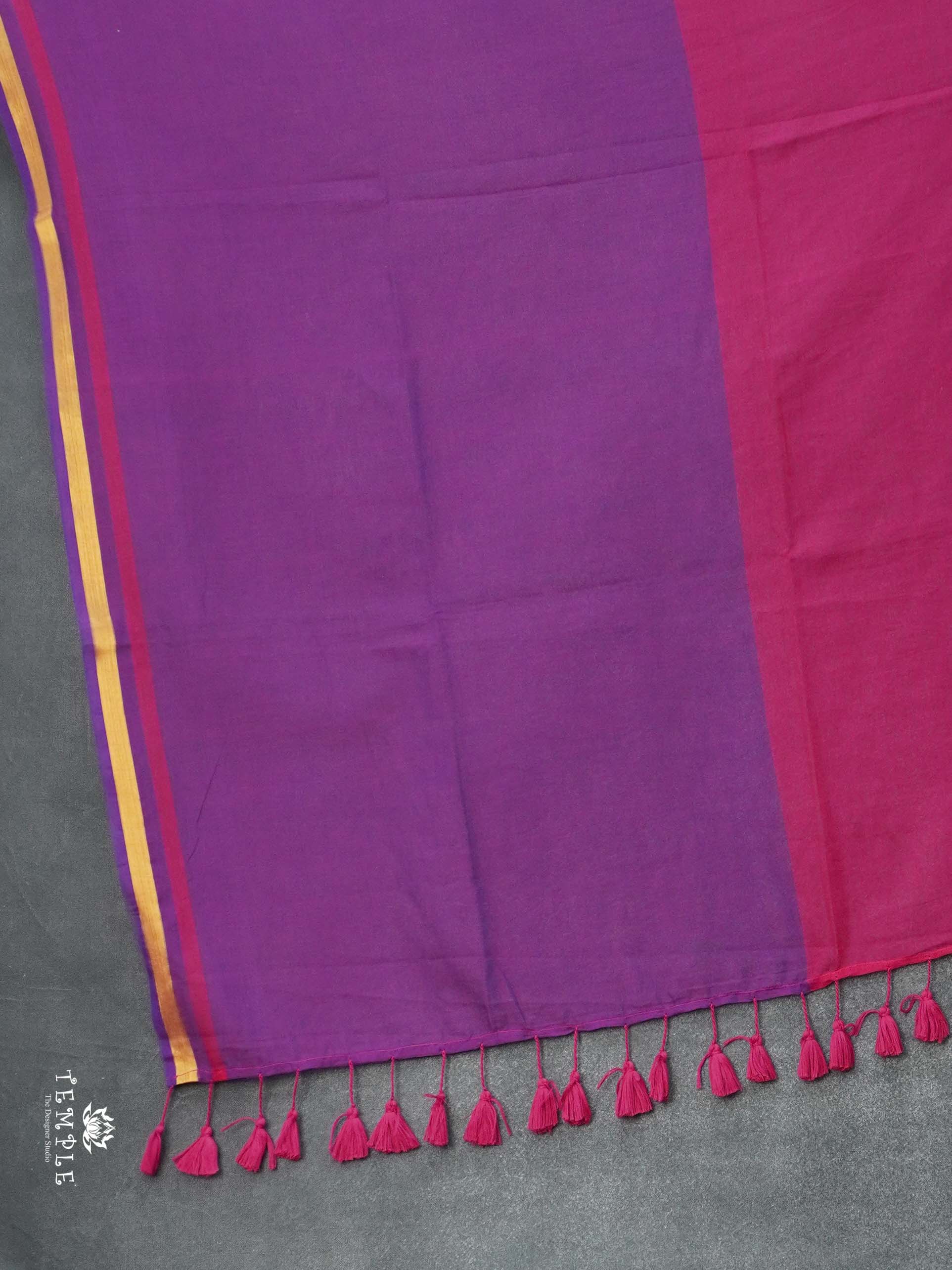 Premium Mul Cotton Saree | TTDS2683 - Image 3