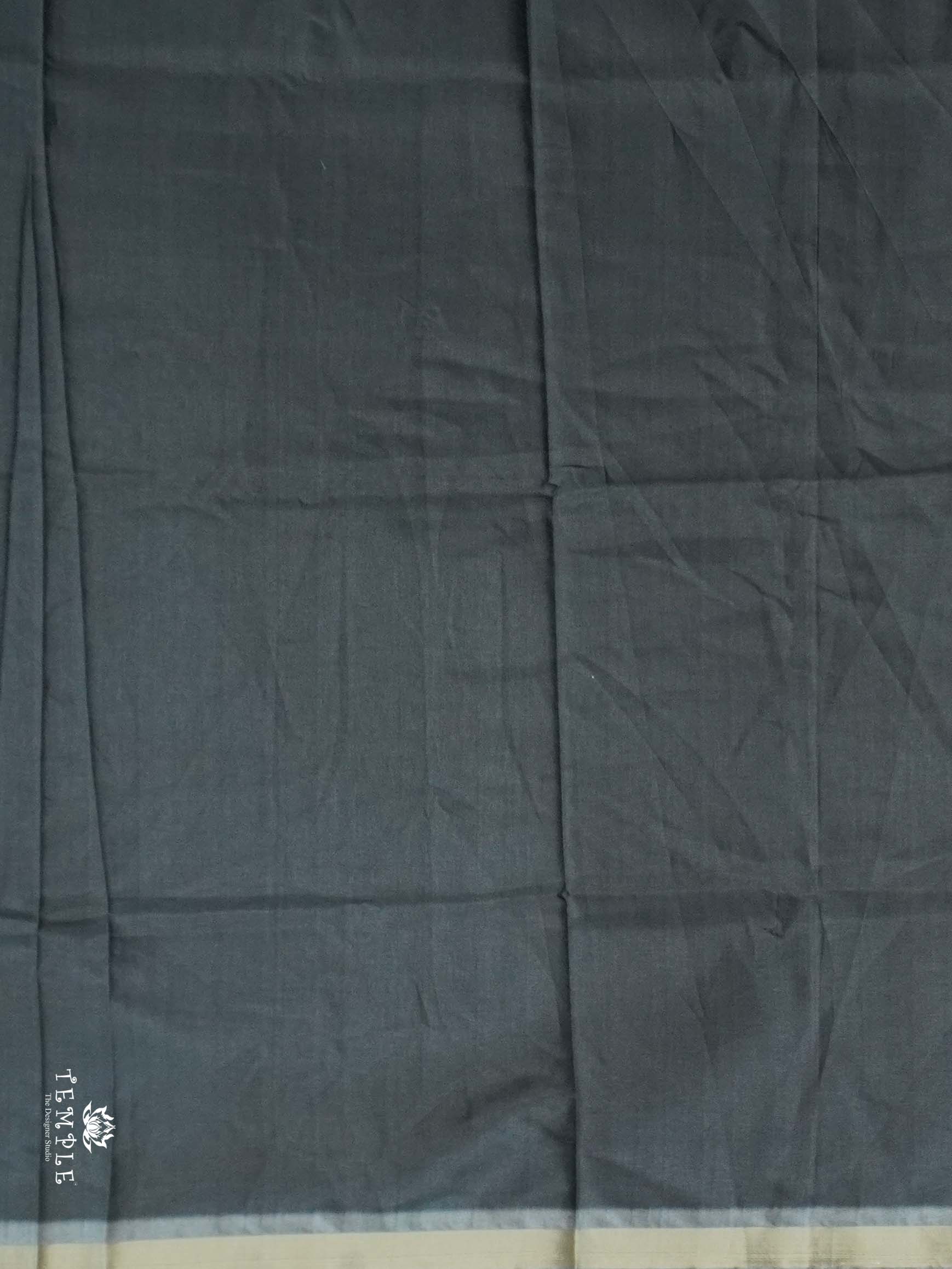 Printed Tussar Saree | TTDS2627 - Image 3