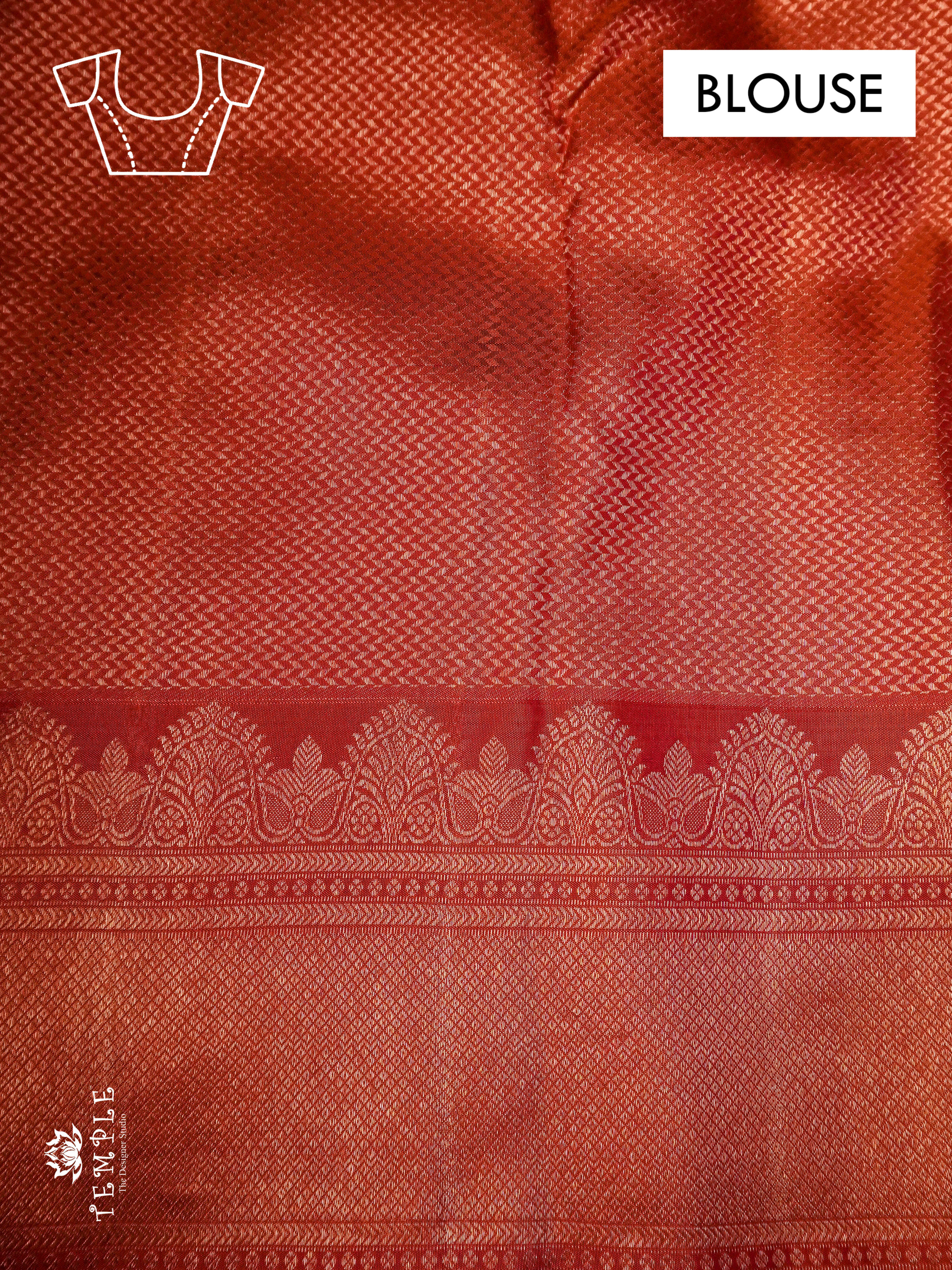 Elegant Pure Silk Saree With Soft and Comfortable Silk Fabric  | TTDS933 - Image 4