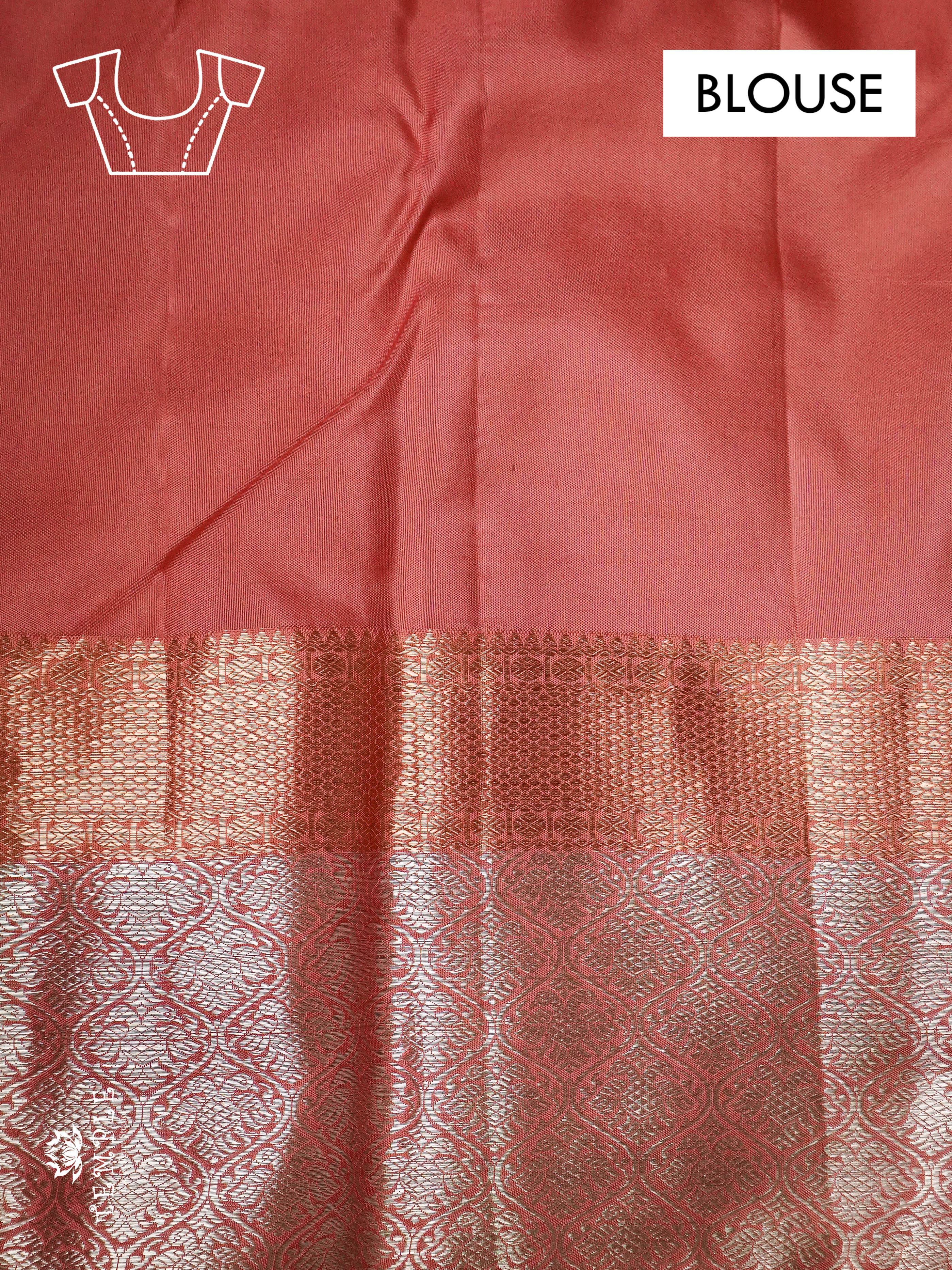 Elegant Pure Silk Saree With Soft and Comfortable Silk Fabric  | TTDS933 - Image 4