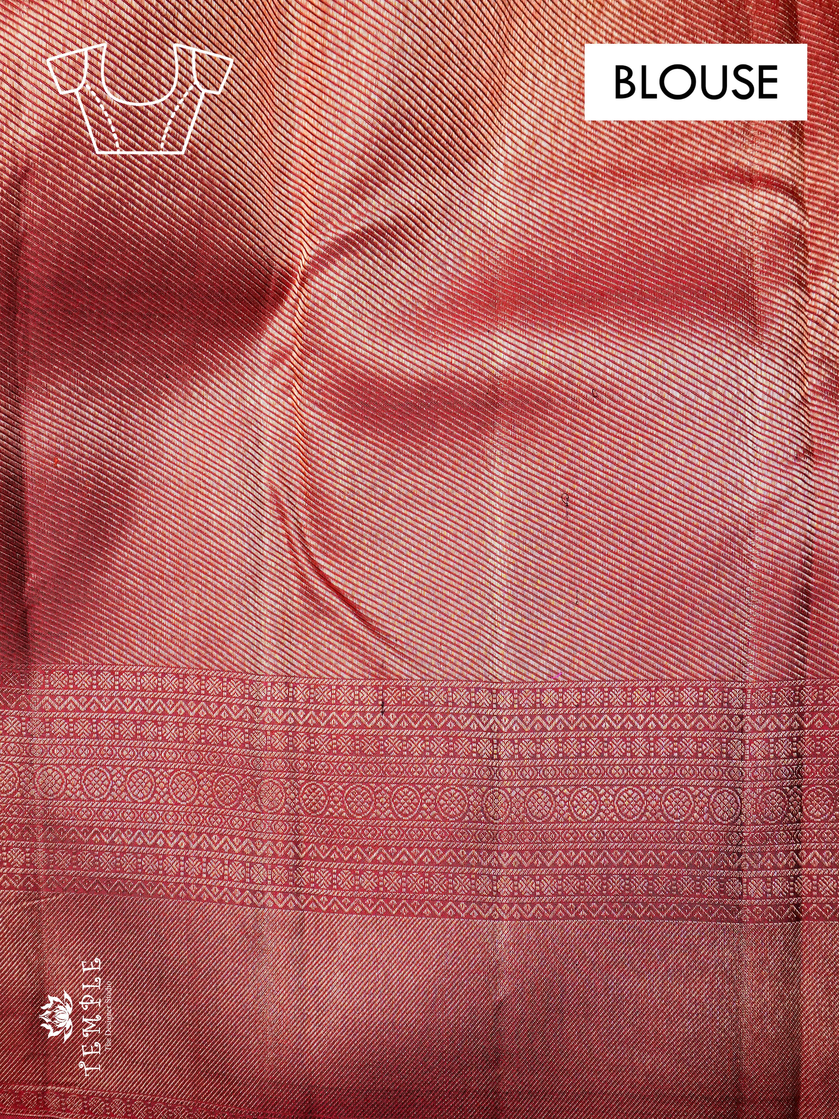 Elegant Pure Silk Saree With Soft and Comfortable Silk Fabric  | TTDS933 - Image 5